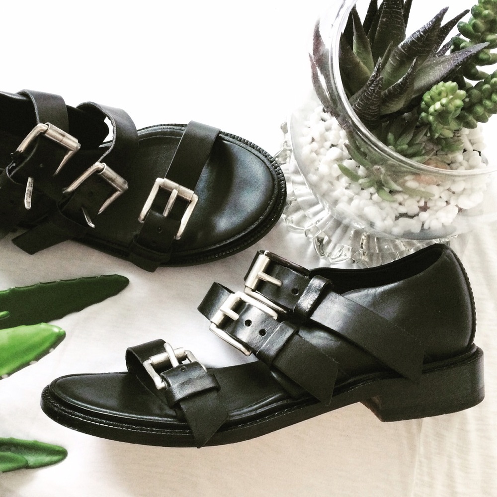 $450 RAG & BONE HUDSON SANDALS